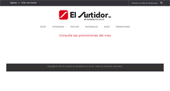 Desktop Screenshot of elsurtidor.com